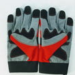 Load image into Gallery viewer, Granatelli Large Mechanics Work Gloves - Red/Gray/Black - Main Product View
