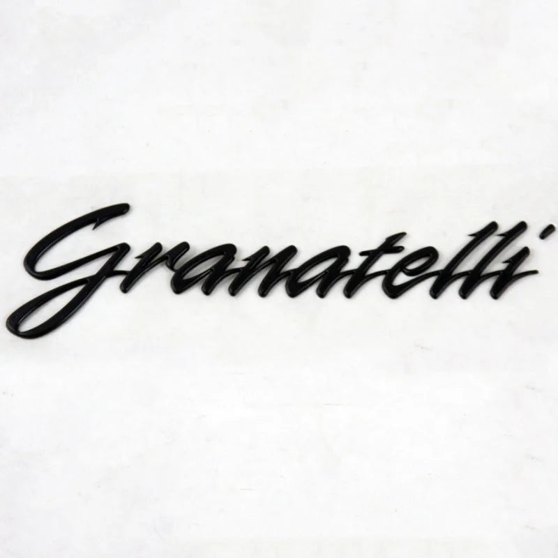 Granatelli Logo Domed Decal - Black - Main Product View