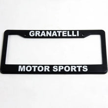 Load image into Gallery viewer, Granatelli Motor Sports License Plate Frame - Main Product View