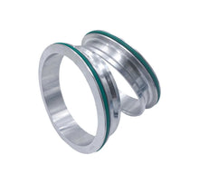 Load image into Gallery viewer, Granatelli Stainless Steel Dual Seal Clamp 4.0in Weld-On Ferrule Set - Side View
