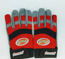 Load image into Gallery viewer, Granatelli X-Large Mechanics Work Gloves - Red/Gray/Black - Main Product View