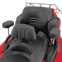 Load image into Gallery viewer, Grande Backrest - Driver - Black - Can-Am RT '10-'19 Show Chrome - Installation View
