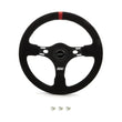 Load image into Gallery viewer, Grant 13in Red Stripe Race Steering Wheel Suede 1081