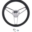Load image into Gallery viewer, Grant Billet Classic Series Black Wheel Chevy Logo 1901-2