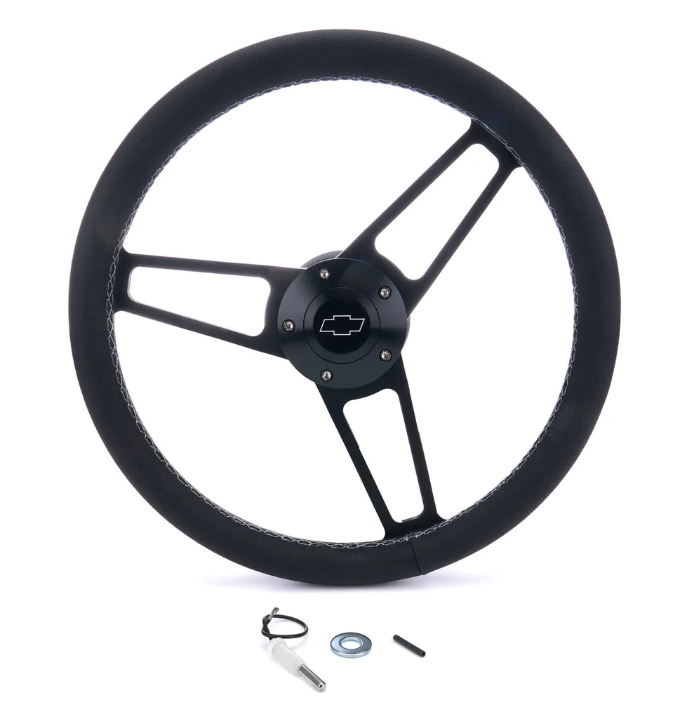 Grant Billet Classic Series Black Wheel Chevy Logo 1906-1