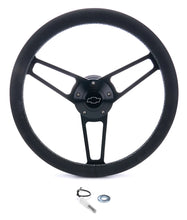 Load image into Gallery viewer, Grant Billet Classic Series Black Wheel Chevy Logo 1906-2