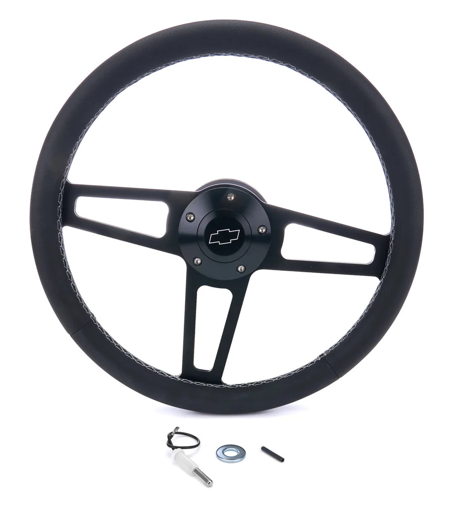 Grant Billet Classic Series Black Wheel Chevy Logo 1916-1