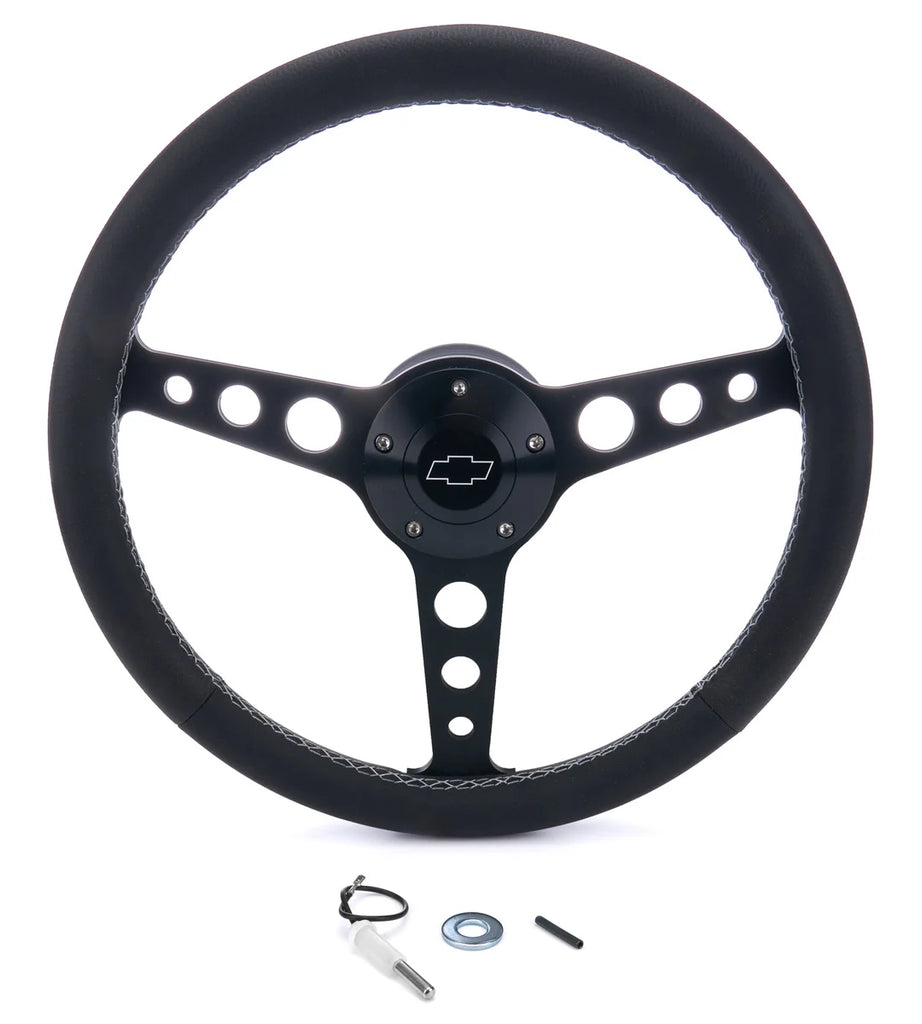 Grant Billet Classic Series Black Wheel Chevy Logo 1926-2
