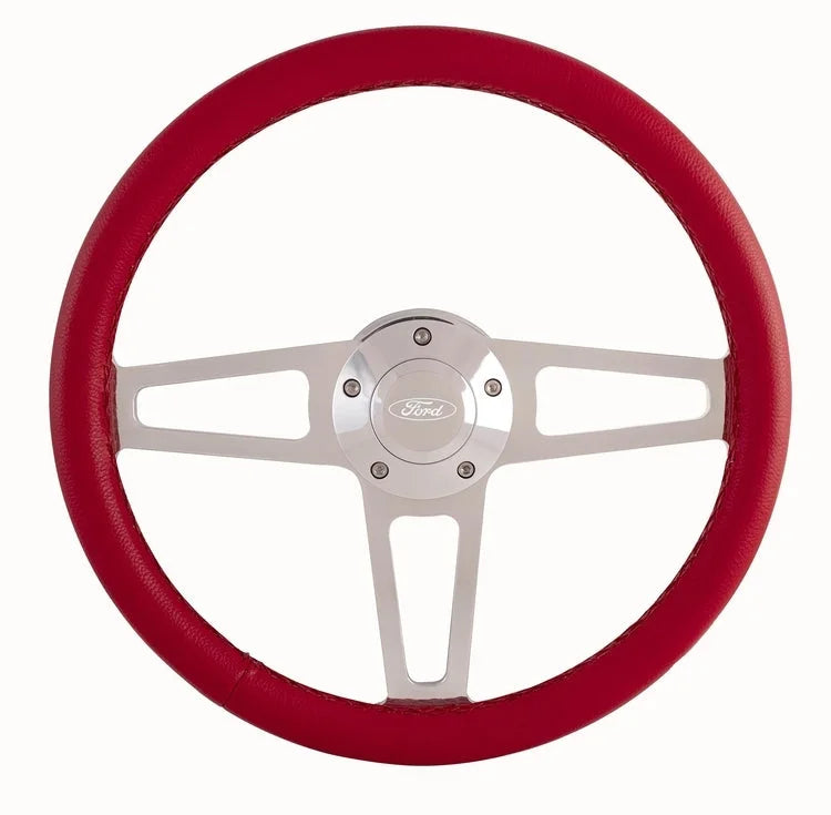 Grant Billet T Series Red Wrap ped Steering Wheel 1912-1R