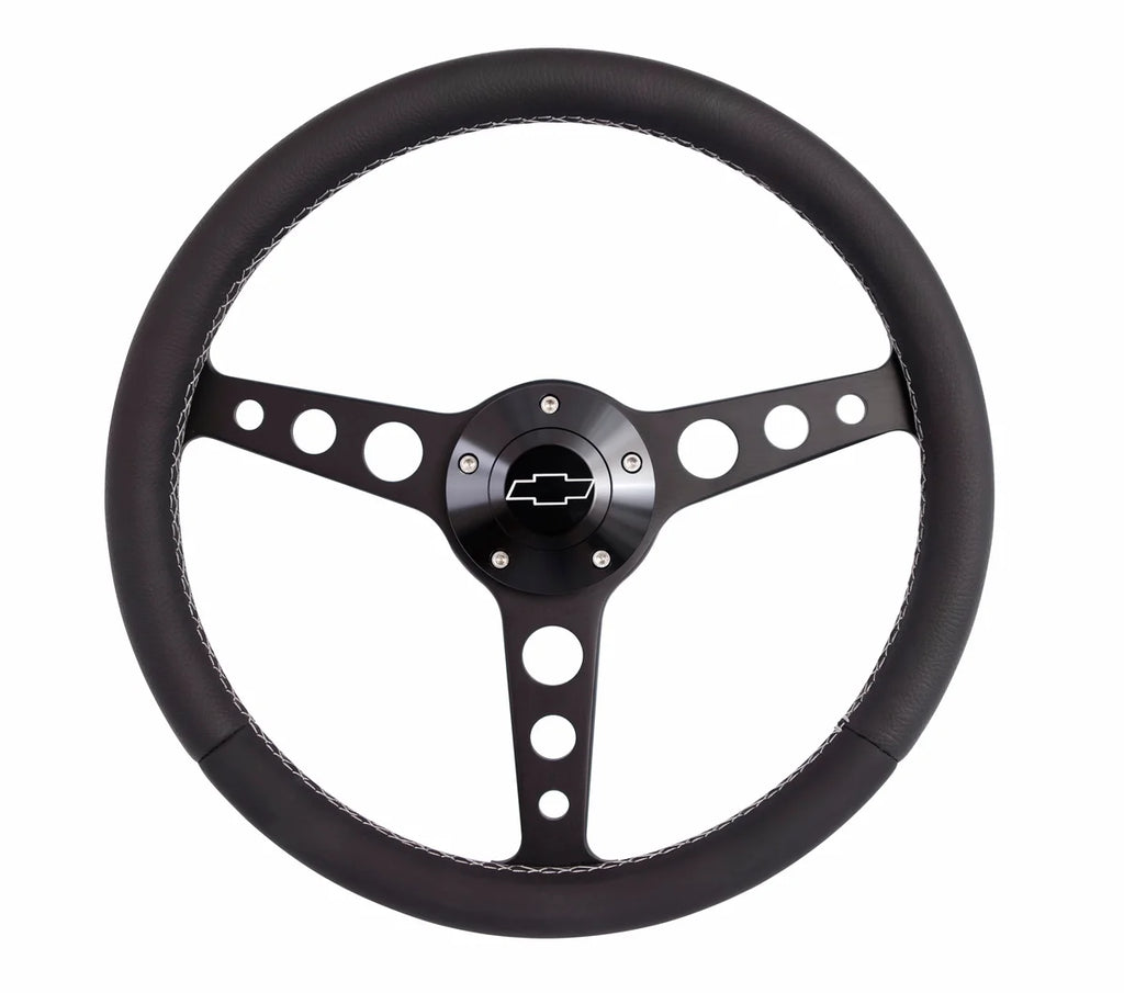 Grant Classic Series Blk Wheel Chevrolet Logo/Install k 1926