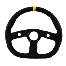 Load image into Gallery viewer, Grant D-Shaped Diamond Grip Steering Wheel Black 630