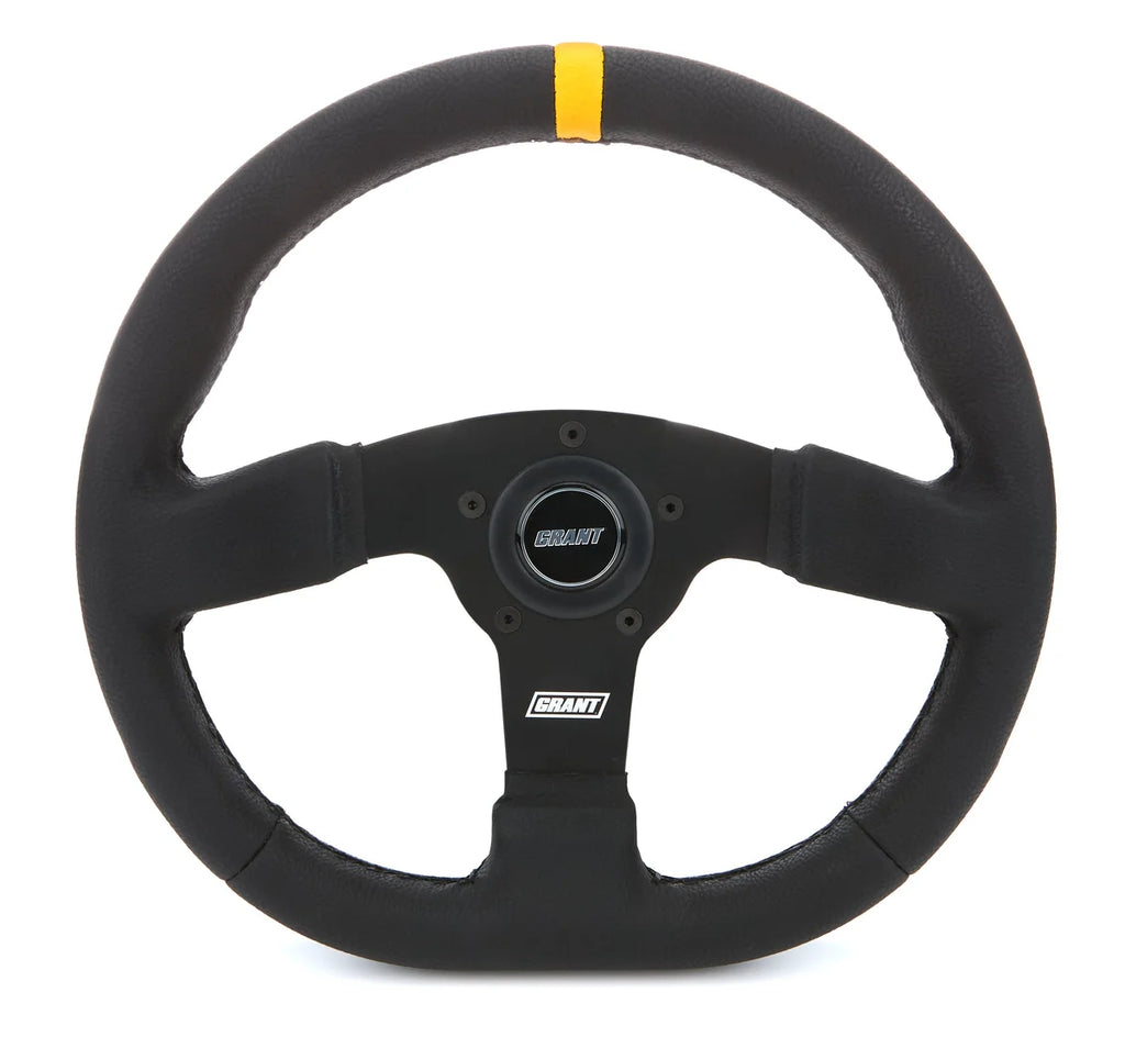 Grant D Wheel Yellow Center Stripe  Plastic Center 603-S