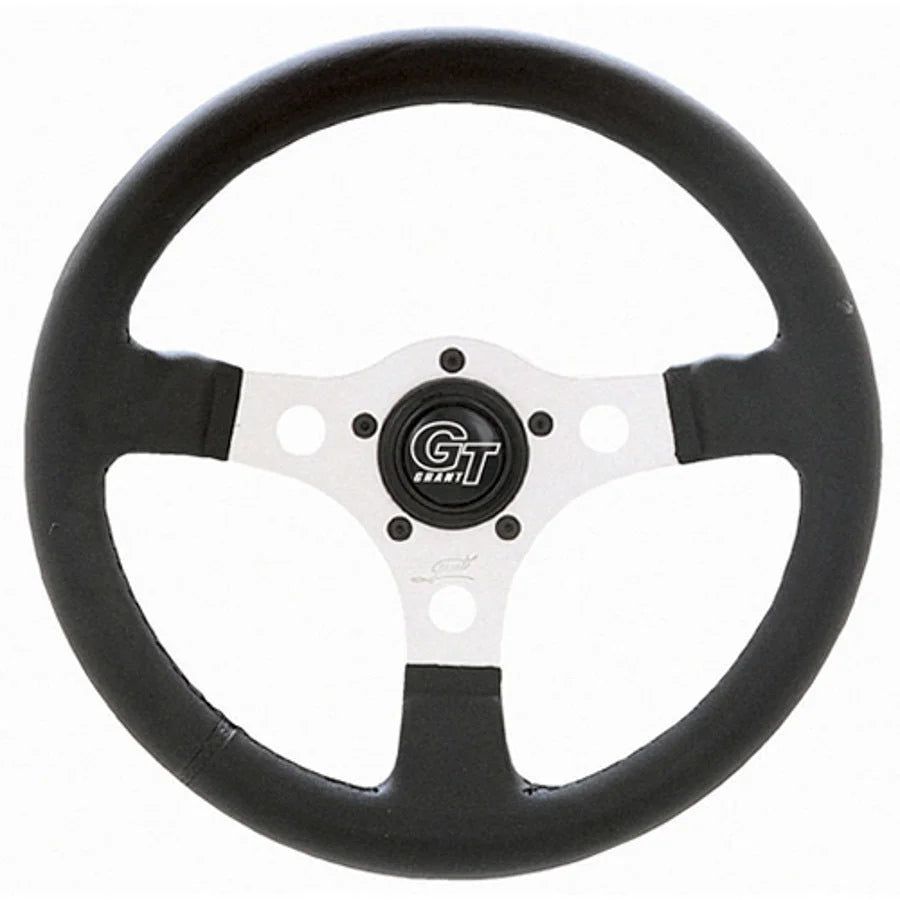 Grant Steering Wheel Formula GT 12in 5-Bolt Sil/Blk