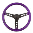 Load image into Gallery viewer, Grant Steering Wheel Mtl Flake Purple/Spoke Blk 13.5