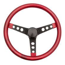 Load image into Gallery viewer, Grant Steering Wheel Mtl Flake Red/Spoke Blk 13.5