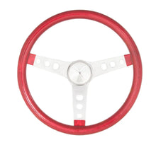 Load image into Gallery viewer, Grant Steering Wheel Mtl Flake Red/Spoke Chrm 13.5