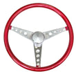 Load image into Gallery viewer, Grant Steering Wheel Mtl Flake Red/Spoke Chrm 15