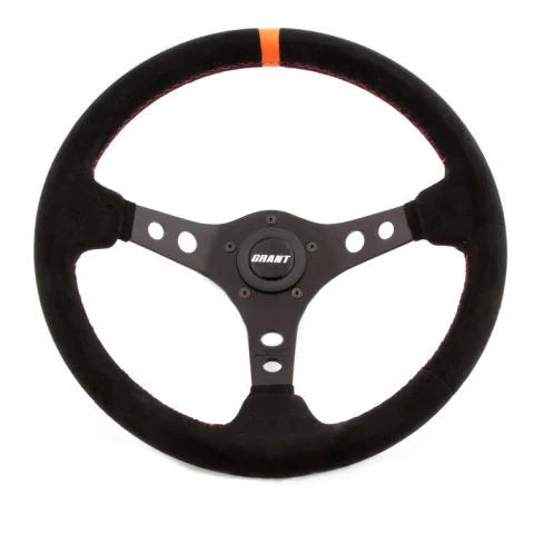 Grant Suede Racing Steering Wheel w/Center Marker