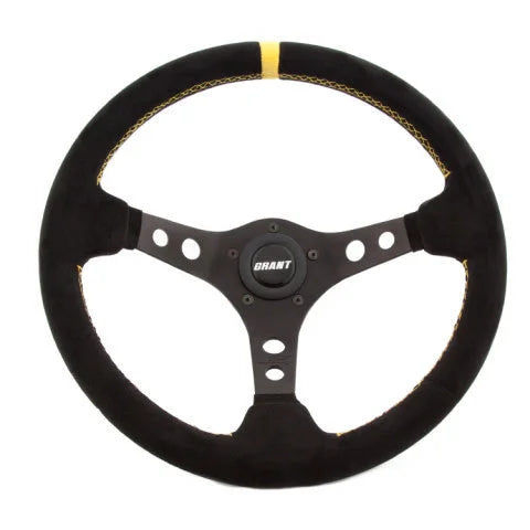 Grant Suede Racing Steering Wheel w/Center Marker
