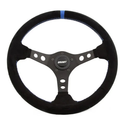 Grant Suede Racing Steering Wheel w/Center Marker 696