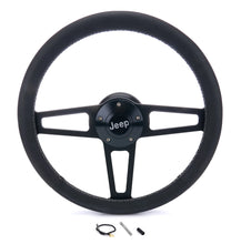 Load image into Gallery viewer, Grant T Series Blk Wheel Jeep Logo/Install Kit 1919