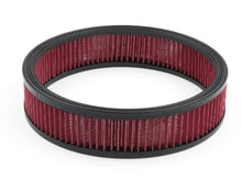 Load image into Gallery viewer, Green Filter USA 14in x 3in Round Air Filter Red 9001