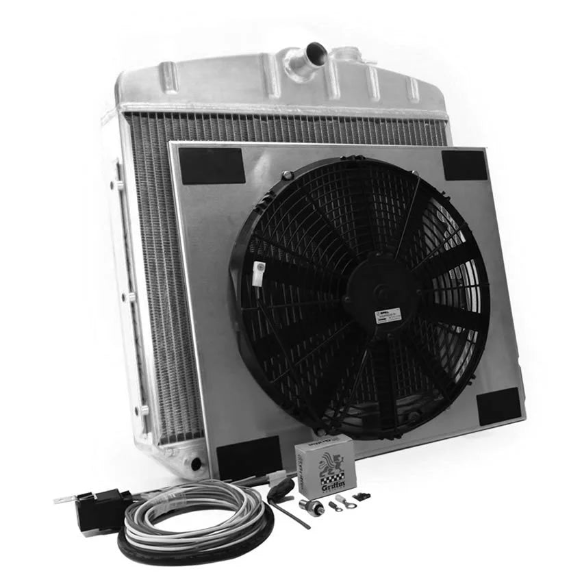Griffin Radiators Radiator Combo Unit GM 55-57 Chevy CU-70018
