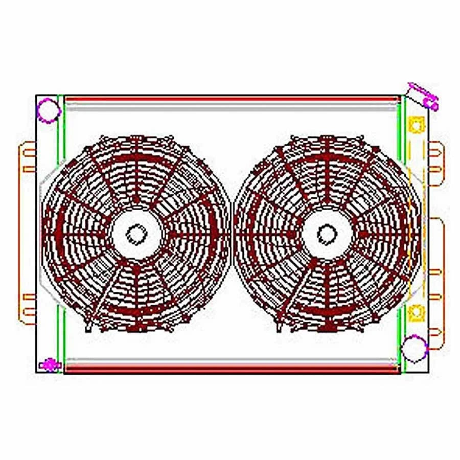 Griffin Radiators Radiator Combo Unit GM A & F Body CU-70009