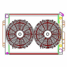 Load image into Gallery viewer, Griffin Radiators Radiator Combo Unit GM A &amp; F Body CU-70009