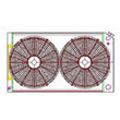 Load image into Gallery viewer, Griffin Radiators Radiator Combo Unit GM A &amp; G Body LS Swap CU-70008-LS