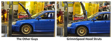 Load image into Gallery viewer, GrimmSpeed 02-07 Subaru Inpreza/WRX/STi Hood Struts - Main Product View