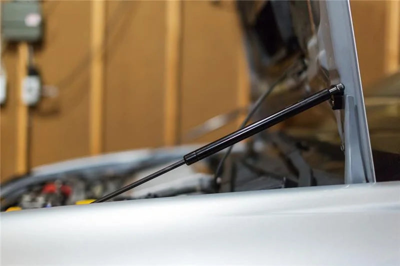 GrimmSpeed 02-07 Subaru Inpreza/WRX/STi Hood Struts - Side View