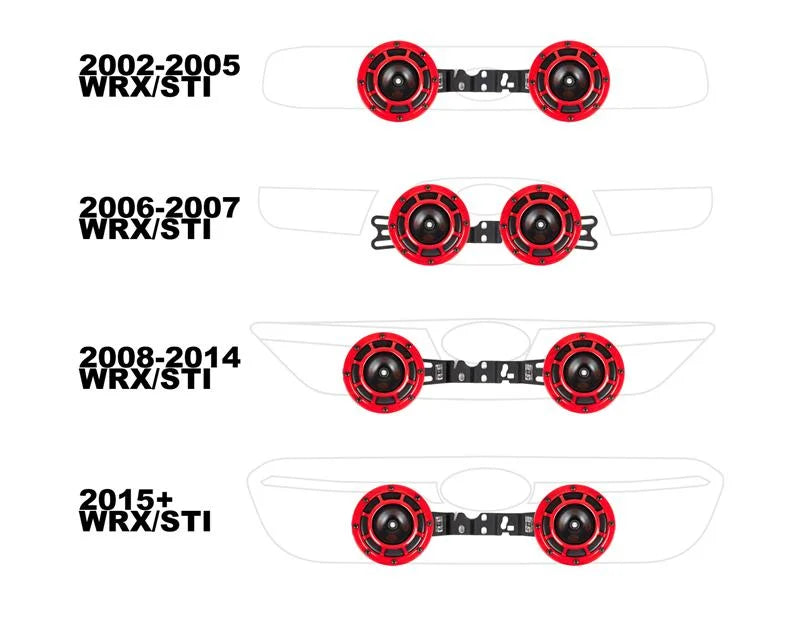 GrimmSpeed 02+ WRX/STi BroTie Hella Horn Mounting Bracket - Main Product View