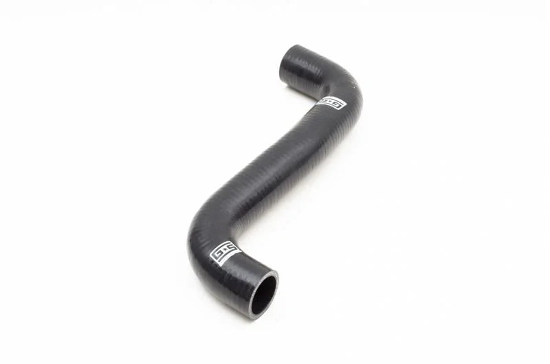 GrimmSpeed 08-14 Subaru WRX / 08-17 Subaru STi / 09-13 Subaru Forester XT Radiator Hose Kit - Black - Installation View