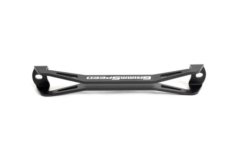 GrimmSpeed 08-18 Subaru WRX/STI Lightweight Battery Tie Down - Black - Main Product View