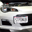Load image into Gallery viewer, GrimmSpeed 10+ Subaru Legacy/Outback / 13+ Subaru BRZ/13+ Scion FR-S License Plate Relocation Kit - Back View
