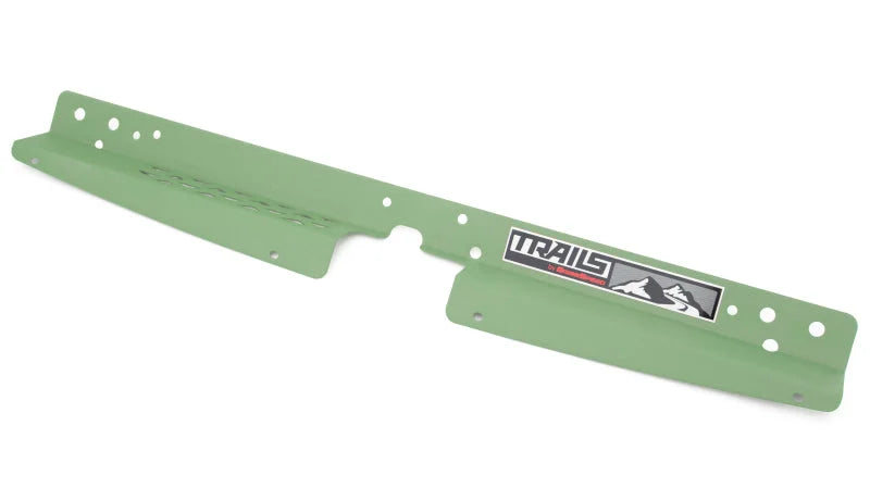 GrimmSpeed 13-17 Subaru Crosstrek TRAILS Radiator Shroud - Green - Back View