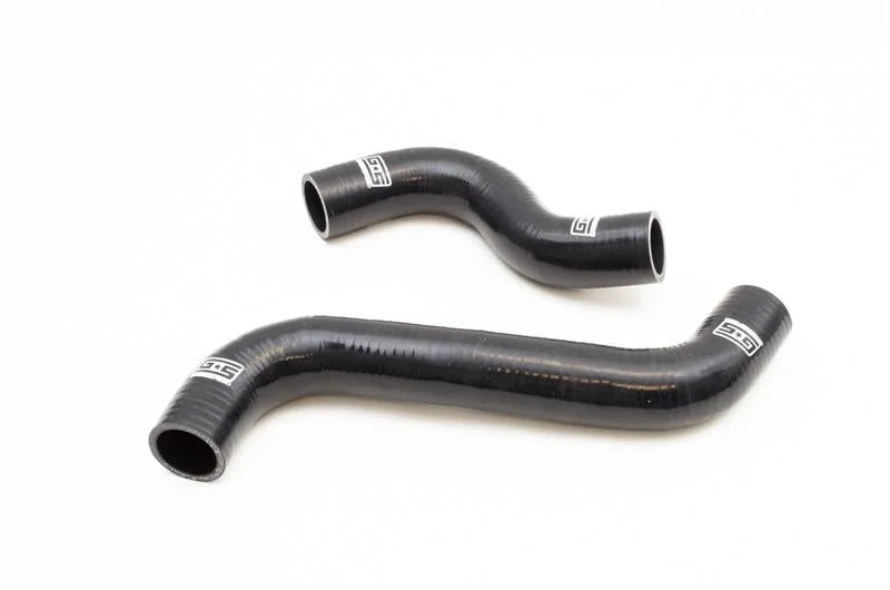 GrimmSpeed 15-17 Subaru WRX / 14-17 Subaru Forester XT Radiator Hose Kit - Black - Back View