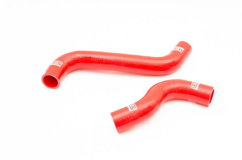 GrimmSpeed 15-17 Subaru WRX / 14-17 Subaru Forester XT Radiator Hose Kit - Red - Back View