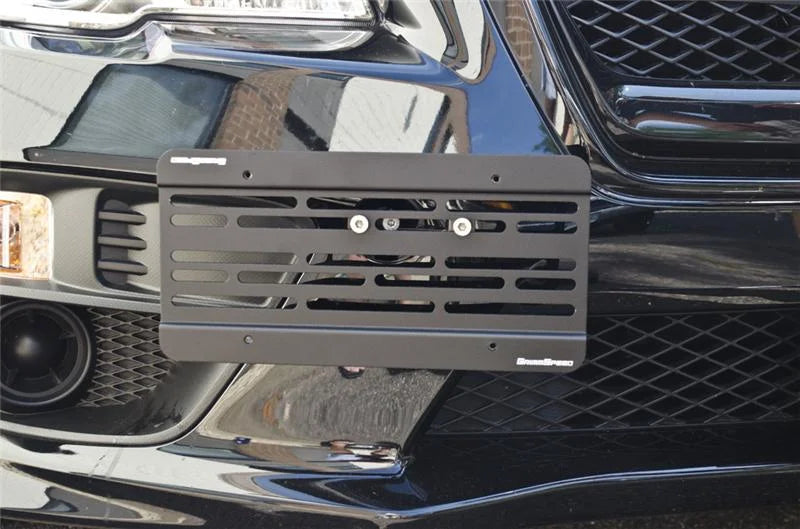 GrimmSpeed 2015 Subaru WRX/STI License Plate Relocation Kit - Side View