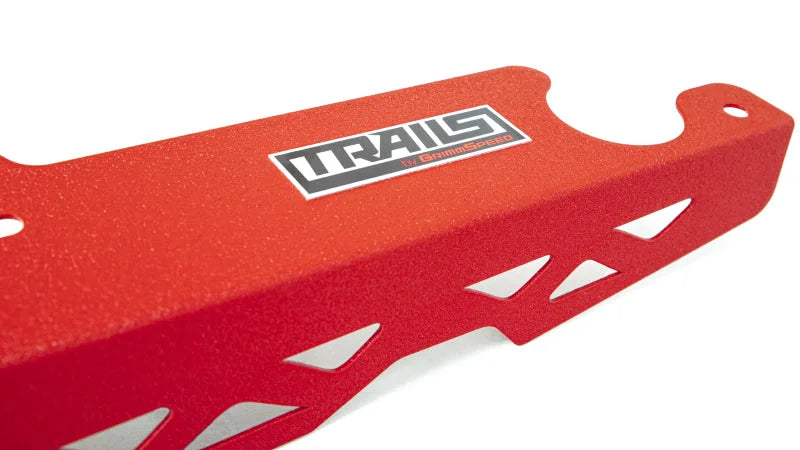 GrimmSpeed 2018+ Subaru Crosstrek TRAILS Fender Shrouds - Red - Main Product View
