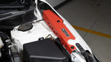 Load image into Gallery viewer, GrimmSpeed 2018+ Subaru Crosstrek TRAILS Fender Shrouds - Red - Installation View