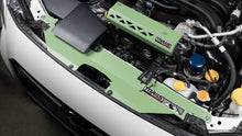 Load image into Gallery viewer, GrimmSpeed 2018+ Subaru Crosstrek TRAILS Radiator Shroud - Green - Installation View