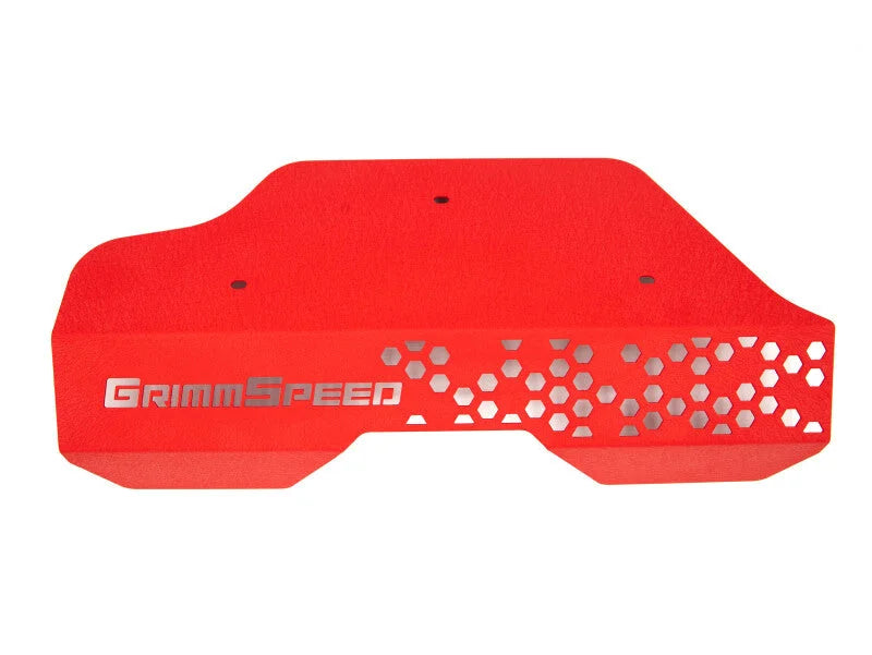 GrimmSpeed 2022+ Subaru BRZ/2022+ Toyota GR86 Engine Cover Kit - Red - Side View