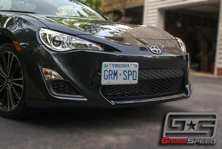 GrimmSpeed License Plate Relocation Kit fits 2013-2016 Scion FR-S / 2013-2020 Subaru BRZ / 2010-2013 Subaru Legacy, Outbac...
