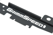 Load image into Gallery viewer, GrimmSpeed Radiator Shroud w/Tool Tray - Textured Black fits 2005-2009 Subaru Legacy / Outback - Side View