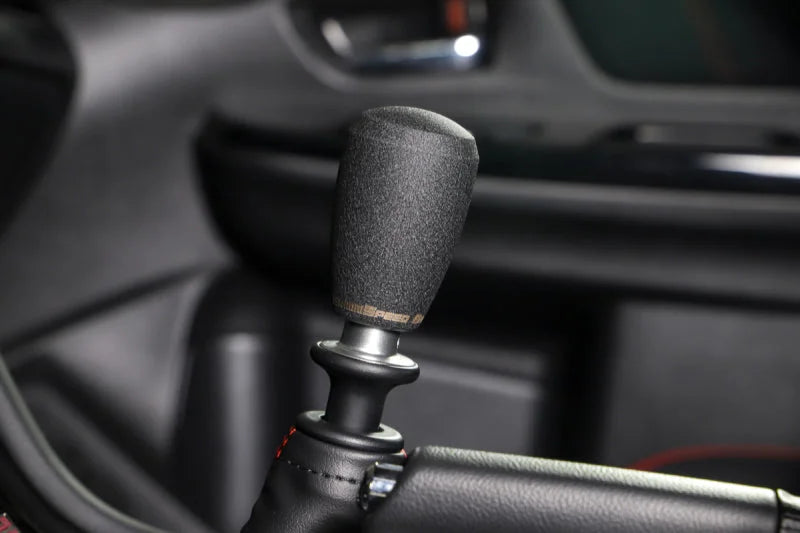 GrimmSpeed Shift Knob Stainless Steel - Subaru 5 Speed and 6 Speed Manual Transmission - Black - Back View