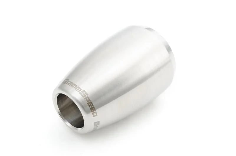 GrimmSpeed Shift Knob Stainless Steel - Subaru 5 Speed and 6 Speed Manual Transmission - Back View