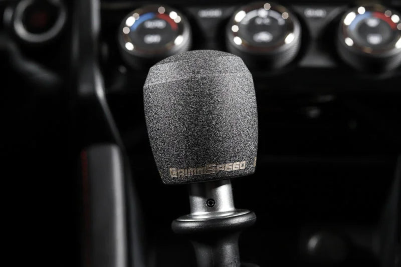 GrimmSpeed Stubby Shift Knob Stainless Steel Black - M12x1.25 - Additional View 5