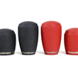 Load image into Gallery viewer, GrimmSpeed Stubby Shift Knob Stainless Steel Black - M12x1.25 - Back View